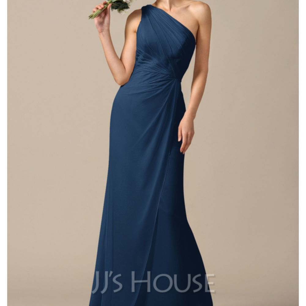 JJ’s house dark navy blue bridesmaid dress